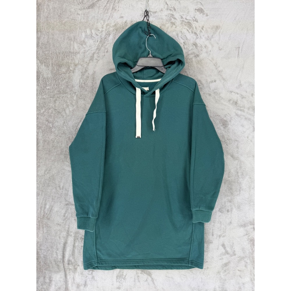 UGG Ericka Relaxed Hoodie Dress Womens Medium Dark Teal Green Fleece Sweatshirt